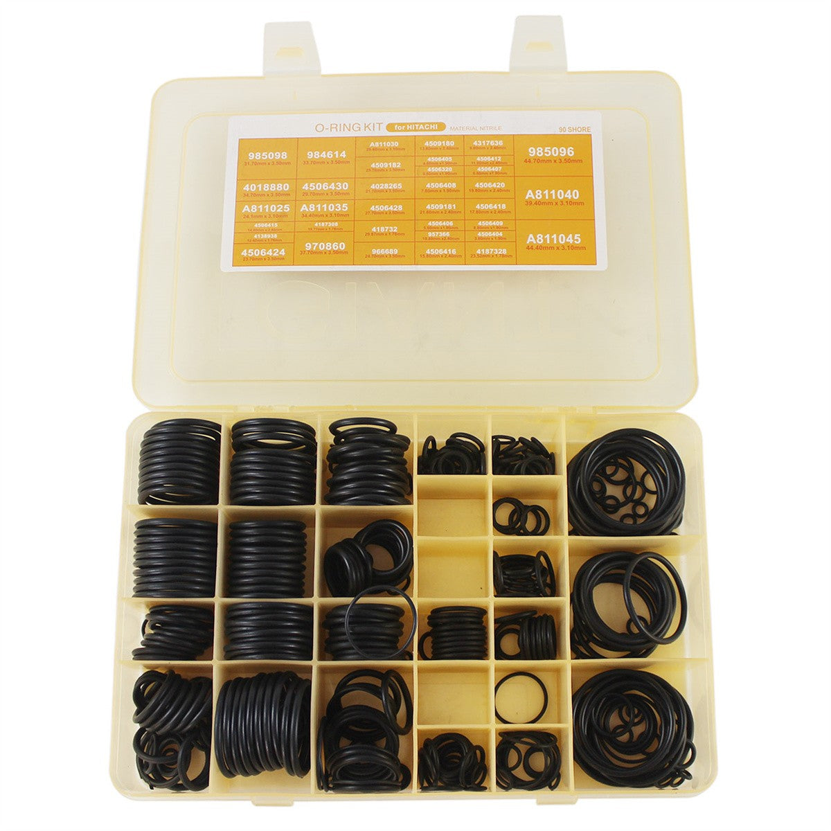 383PCS O-Ring Box Seal Kit for Hitachi EX100 EX200 EX300 Excavator