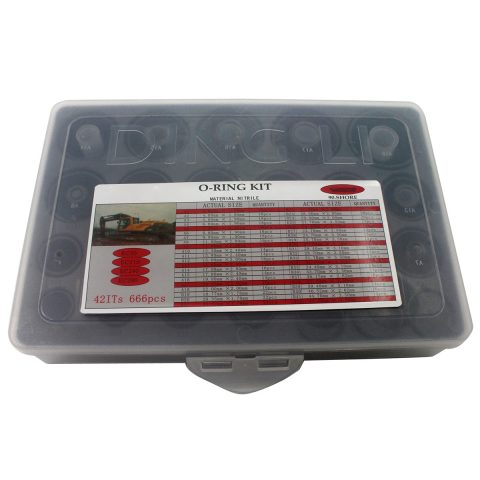 666PCS O-Ring Box O-Ring Kit for Volvo EC50 EC240 EC290 EC240